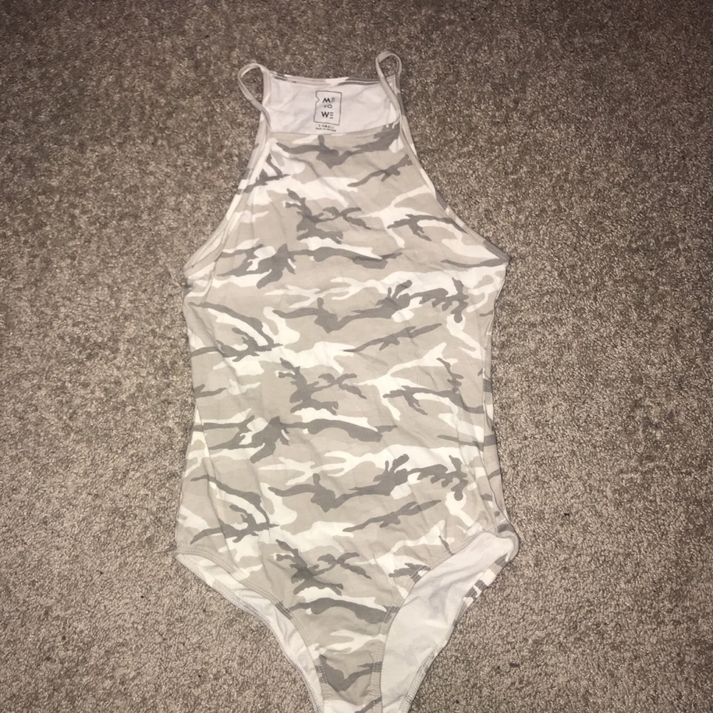 camo bodysuit